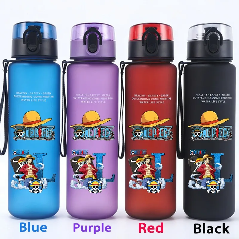650ML One Piece Water Cup Boys & Girls Portable Drop-proof Outdoor Fitness Jug Luffy Zoro Frosted Men Sports Water Bottle Gift - Image 6